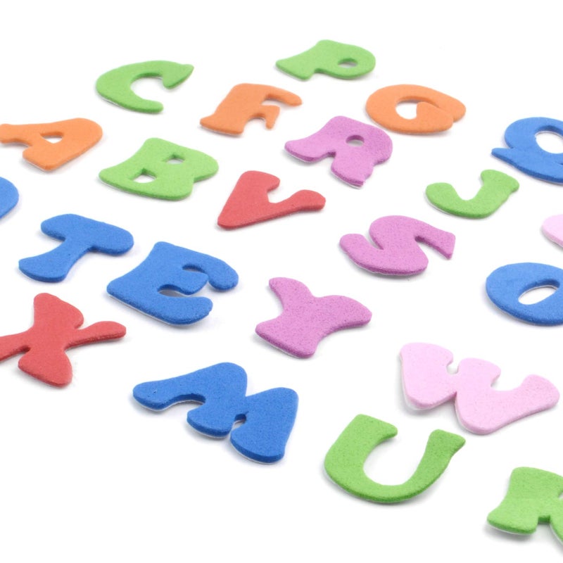 Aylifu Foam Stickers, 260 Pieces Self-Adhesive Foam Alphabet Letters and Numbers Sticker for Arts Craft Supplies - Assorted Colors - Image 5
